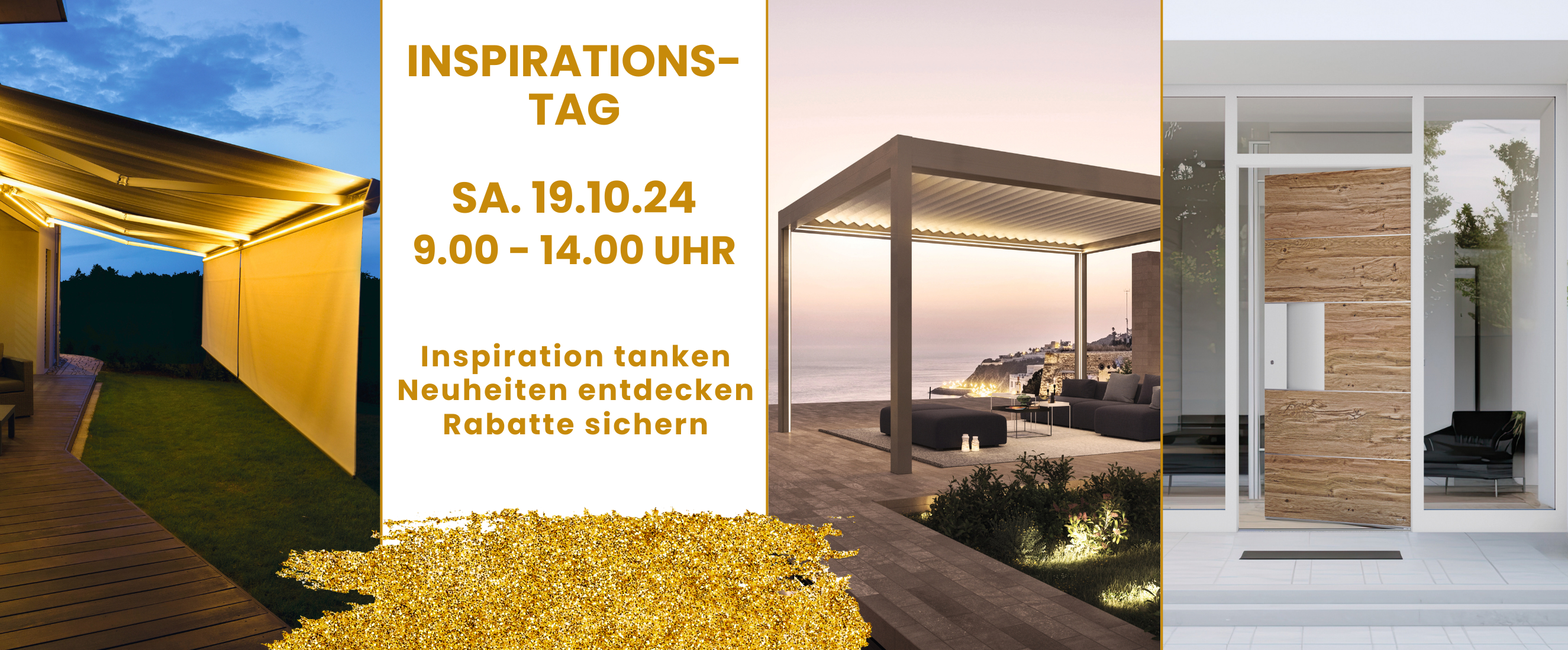 Inspirationstag - Tag der offenen Tür bei der Däschle GmbH. Haustüren, Fenster, Sonnenschutz, Terrassendächer für Singen, Radolfzell, Stockach, Konstanz, Allensbach, Schaffhausen, Kreuzlingen, Friedrichshafen, Tuttlingen